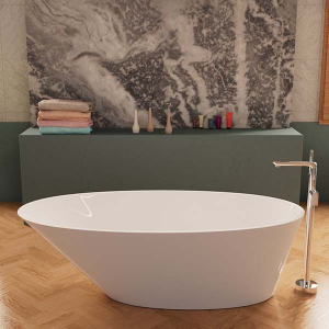 Акриловая ванна Frank F6116 White, 180х85, белый