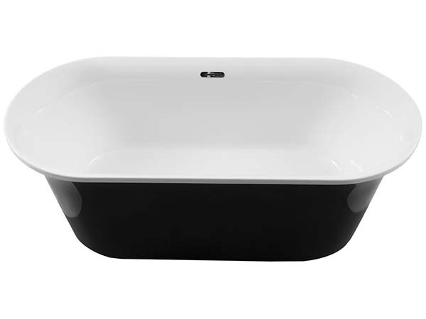 Акриловая ванна Aquanet Family Smart черный глянцевый