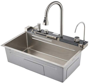 Кухонная мойка Savol S-SC001L со смесителем 8 в 1
