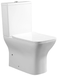 Напольный унитаз Cerutti Elleros CT10093 безободковый с крышкой Soft Close