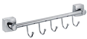 Планка с крючками Fixsen Kvadro FX-61305B-5