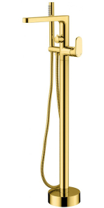 Смеситель для ванны Boheme Spectre 459-G Gold напольный