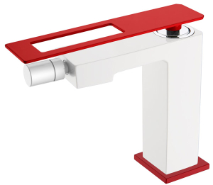Смеситель для биде Boheme Q 146-WR White Red