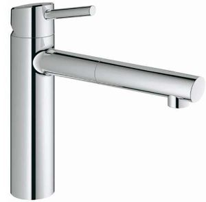 Смеситель для кухонной мойки Grohe Concetto 31129001 с выдвижным изливом