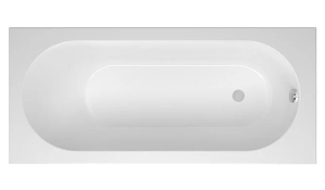 Акриловая ванна Alba Spa Supreme Slim, 180х80