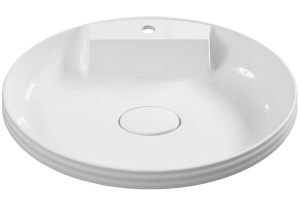 Умывальник Belux Толедо 650 белый матовый Solid Surface