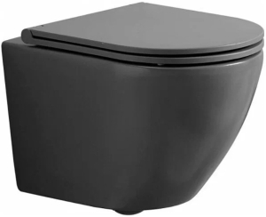 Подвесной унитаз CeramaLux 2197MH / 2197MDH безободковый