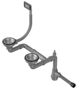 Сифон для мойки Omoikiri WK-1.5-UN-IN
