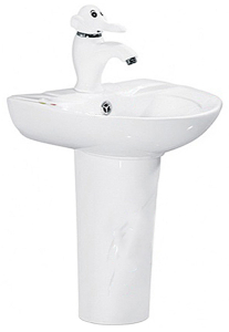 Умывальник SantiLine SL-2115W с пьедесталом