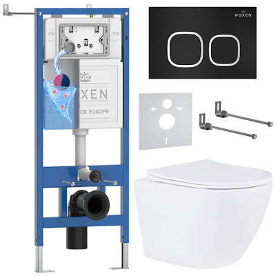 Комплект инсталляции 6 в 1 Roxen StounFix Dual Fresh 543169 с аромадозатором