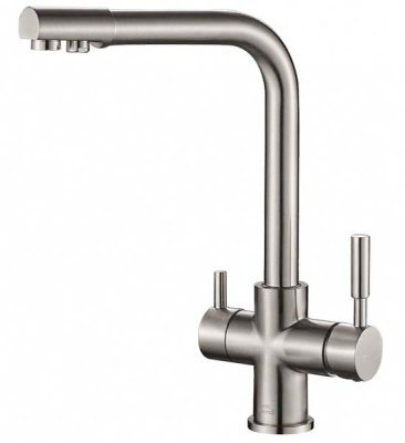 Смеситель для кухонной мойки Zorg Steel Hammer SH 552 под фильтр