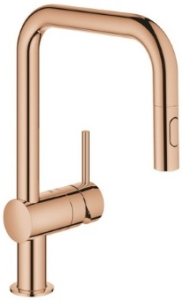 Смеситель для кухонной мойки Grohe Minta 32322DA2 / 32322DL2 с выдвижным изливом