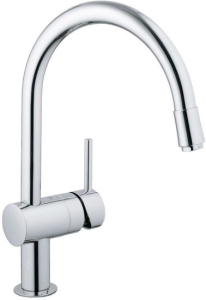 Смеситель для кухонной мойки Grohe Minta 3291800E с выдвижным изливом