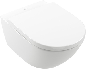 Подвесной унитаз Villeroy&Boch Subway 3.0 4670TS01 безободковый с сиденьем Soft Close