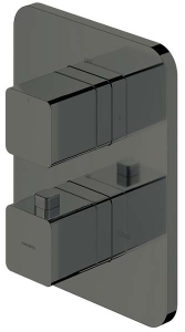 Смеситель встраиваемый Omnires Parma PM7436GR с термостатом (2 функции)
