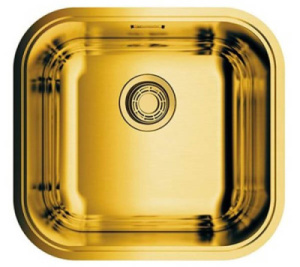 Кухонная мойка Omoikiri Omi 44-U/I-GM / 44-U/I-AB / 44-U/I-LG, 44х41, латунь