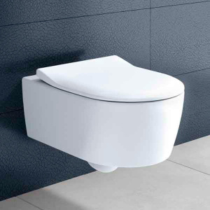 Подвесной унитаз Villeroy&Boch Avento 5656RS01 безободковый с сиденьем Soft Close