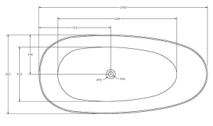 Акриловая ванна Abber AB9211MB