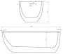 Акриловая ванна Abber AB9341-1.5
