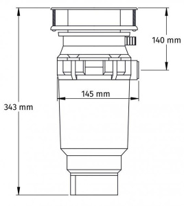 Измельчитель пищевых отходов McAlpine Perfect Grind WDU-1ASEU-POL