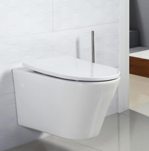 Подвесной унитаз BelBagno Flay-R BB506CH безободковый, белый