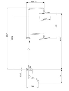 Душевая стойка Splenka S51.24