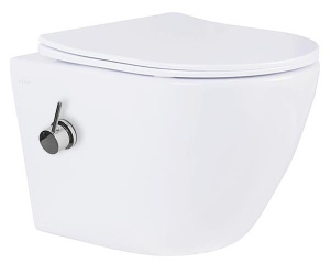 Подвесной унитаз Roxen Antares Bidet Tornado 530185-01XT Rimless Soft Close с функцией биде
