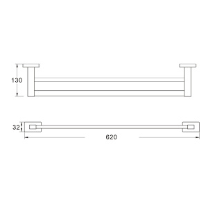 Держатель для полотенец Shevanik SG5627G