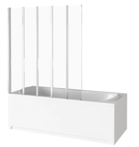 Душевая шторка на ванну Good Door SCREEN GR5-120 C-CH, 120х140, прозрачный