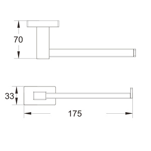 Держатель для туалетной бумаги Shevanik SG5615G