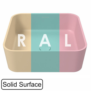Умывальник Whitecross Garnet RAL матовый Solid Surface