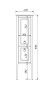 Пенал Caprigo Jersey 34350 L-SF025 / R-SF025