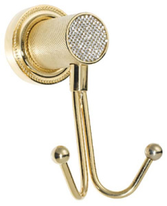 Крючок Boheme Royal Cristal 10926-G / 10926-G-B, золото, белые кристаллы