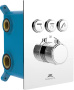 Смеситель встраиваемый Rubineta Thermo-3F PM0016 термостатический