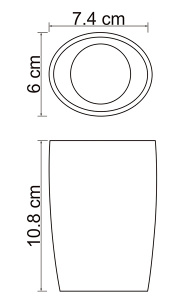 Стакан Wasserkraft Dinkel K-4628