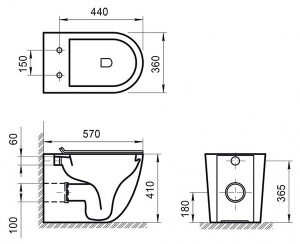 Напольный унитаз BelBagno Sfera-R BB2141CPR безободковый, белый