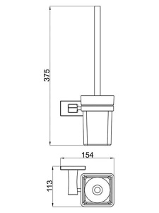 Ершик для унитаза Gappo G0710-9