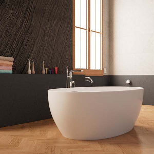 Акриловая ванна Frank F6139 White, 173х103, белый