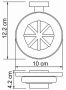 Мыльница Wasserkraft Lippe K-6529