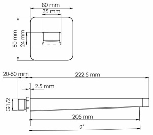 Излив Wasserkraft A298