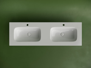 Умывальник CeramicaNova Grace CN7022 / CN7023, 141х46