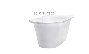 Ванна из искусственного камня Astra-form Монако Solid белая
