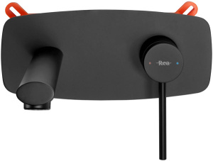 Смеситель встраиваемый Rea Oval Black REA-B8860