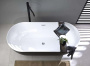 Акриловая ванна Aquanet Delight Black matte