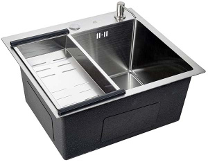 Кухонная мойка Avina HM4848 с коландером и дозатором