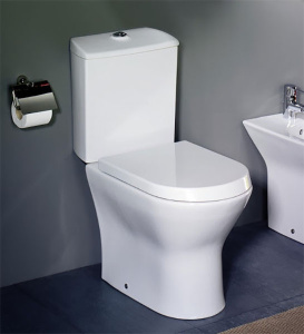 Напольный унитаз Vitra D-Light Rim-ex 9014B003-7209 (сиденье Soft Close), белый