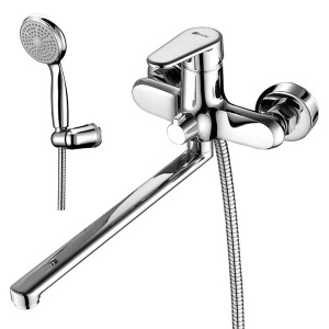 Смеситель для ванны Lemark Point LM0351C с душевой стойкой LM8063C