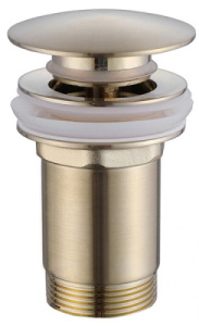 Донный клапан Abber Bequem AF0010G / AF0010MRG / AF0010RG, золото матовое