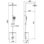 Душевая стойка Lemark LM8805C