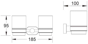 Стакан Shevanik SG5122 двойной